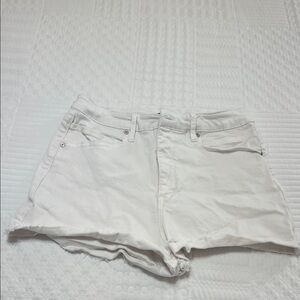 Scoop Women's White Denim Shorts